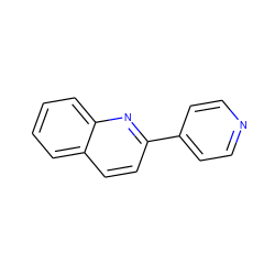 c1ccc2nc(-c3ccncc3)ccc2c1 ZINC000001395190