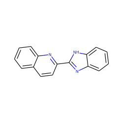 c1ccc2nc(-c3nc4ccccc4[nH]3)ccc2c1 ZINC000000357198