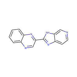 c1ccc2nc(-c3nc4ccncc4[nH]3)cnc2c1 ZINC000101072520