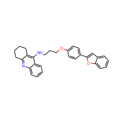 c1ccc2oc(-c3ccc(OCCCNc4c5c(nc6ccccc46)CCCC5)cc3)cc2c1 ZINC000084602825