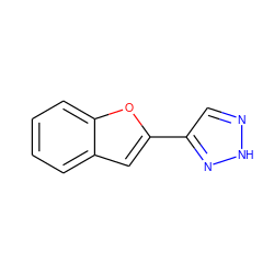 c1ccc2oc(-c3cn[nH]n3)cc2c1 ZINC000013671897