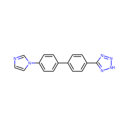 c1cn(-c2ccc(-c3ccc(-c4nn[nH]n4)cc3)cc2)cn1 ZINC001241444046