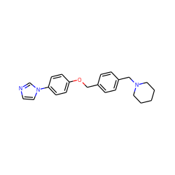 c1cn(-c2ccc(OCc3ccc(CN4CCCCC4)cc3)cc2)cn1 ZINC000013517740