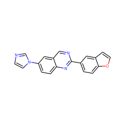 c1cn(-c2ccc3nc(-c4ccc5occc5c4)ncc3c2)cn1 ZINC000117487949