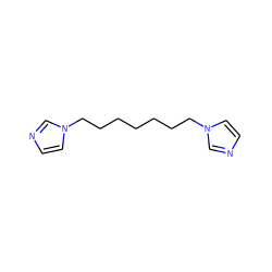 c1cn(CCCCCCCn2ccnc2)cn1 ZINC000034416765