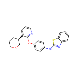 c1cnc(Oc2ccc(Nc3nc4ccccc4s3)cc2)c([C@@H]2CCCOC2)c1 ZINC000144145090