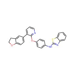 c1cnc(Oc2ccc(Nc3nc4ccccc4s3)cc2)c(-c2ccc3c(c2)CCO3)c1 ZINC000143170712