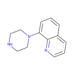 c1cnc2c(N3CCNCC3)cccc2c1 ZINC000012357060