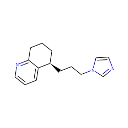 c1cnc2c(c1)[C@H](CCCn1ccnc1)CCC2 ZINC000013808199