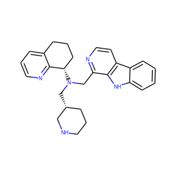 c1cnc2c(c1)CCC[C@@H]2N(Cc1nccc2c1[nH]c1ccccc12)C[C@@H]1CCCNC1 ZINC000208473783