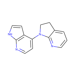 c1cnc2c(c1)CCN2c1ccnc2[nH]ccc12 ZINC001772610526