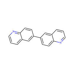 c1cnc2ccc(-c3ccc4ncccc4c3)cc2c1 ZINC000000188503