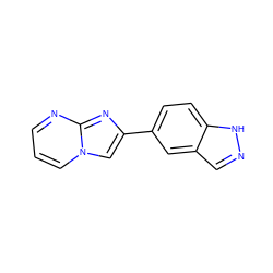 c1cnc2nc(-c3ccc4[nH]ncc4c3)cn2c1 ZINC000063298311