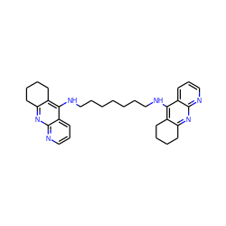 c1cnc2nc3c(c(NCCCCCCCNc4c5c(nc6ncccc46)CCCC5)c2c1)CCCC3 ZINC000013473793