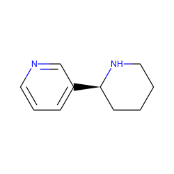 c1cncc([C@@H]2CCCCN2)c1 ZINC000000031165