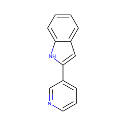 c1cncc(-c2cc3ccccc3[nH]2)c1 ZINC000000050695