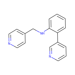 c1cncc(-c2ccccc2NCc2ccncc2)c1 ZINC000473106918