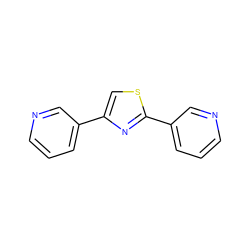 c1cncc(-c2csc(-c3cccnc3)n2)c1 ZINC000000074800