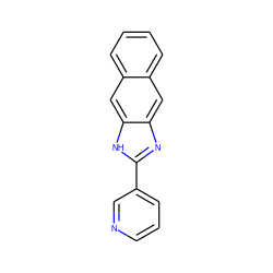 c1cncc(-c2nc3cc4ccccc4cc3[nH]2)c1 ZINC000004558984