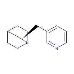 c1cncc(C[C@@H]2CC3CCN2CC3)c1 ZINC000000025867