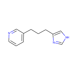 c1cncc(CCCc2c[nH]cn2)c1 ZINC000013560688