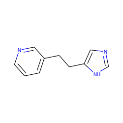 c1cncc(CCc2cnc[nH]2)c1 ZINC000013560685