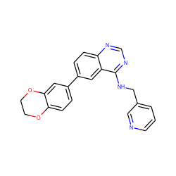 c1cncc(CNc2ncnc3ccc(-c4ccc5c(c4)OCCO5)cc23)c1 ZINC000036380625