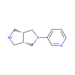 c1cncc(N2C[C@@H]3CNC[C@@H]3C2)c1 ZINC000003954827