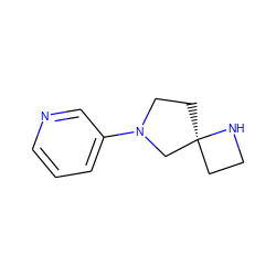 c1cncc(N2CC[C@]3(CCN3)C2)c1 ZINC000040980575