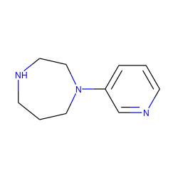 c1cncc(N2CCCNCC2)c1 ZINC000013704061