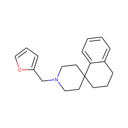 c1coc(CN2CCC3(CCCc4ccccc43)CC2)c1 ZINC000013455526