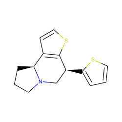 c1csc([C@H]2CN3CCC[C@H]3c3ccsc32)c1 ZINC000029233163