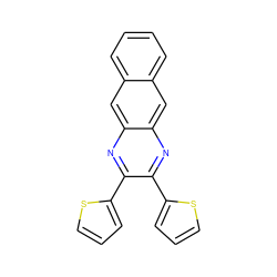 c1csc(-c2nc3cc4ccccc4cc3nc2-c2cccs2)c1 ZINC000001485993