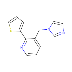 c1csc(-c2ncccc2Cn2ccnc2)c1 ZINC000084614463