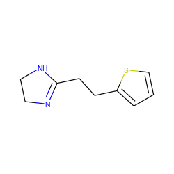 c1csc(CCC2=NCCN2)c1 ZINC000040379944