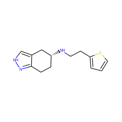 c1csc(CCN[C@@H]2CCc3n[nH]cc3C2)c1 ZINC000026473353