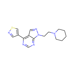 c1nc(-c2cnsc2)c2cnn(CCN3CCCCC3)c2n1 ZINC000207187167