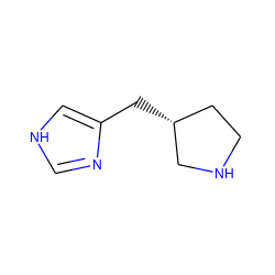c1nc(C[C@@H]2CCNC2)c[nH]1 ZINC000013530290