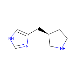 c1nc(C[C@H]2CCNC2)c[nH]1 ZINC000013530293