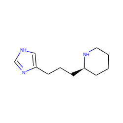 c1nc(CCC[C@@H]2CCCCN2)c[nH]1 ZINC000013530284