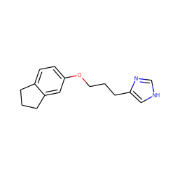 c1nc(CCCOc2ccc3c(c2)CCC3)c[nH]1 ZINC000013814631