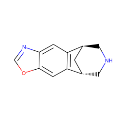 c1nc2cc3c(cc2o1)[C@H]1CNC[C@H]3C1 ZINC000101029776